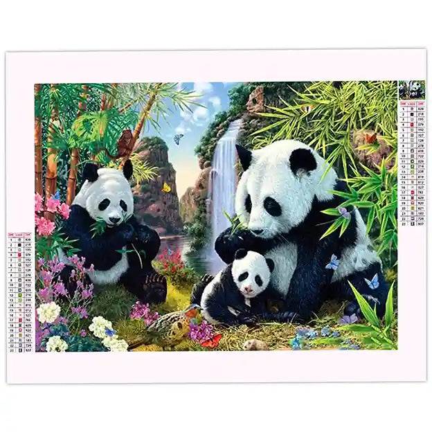 Broderie Diamant Panda