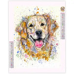 Diamond Painting Golden Retriever - Vignette | Broderie Diamant