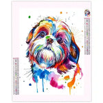 Diamond Painting Shih tzu - Vignette | Broderie Diamant