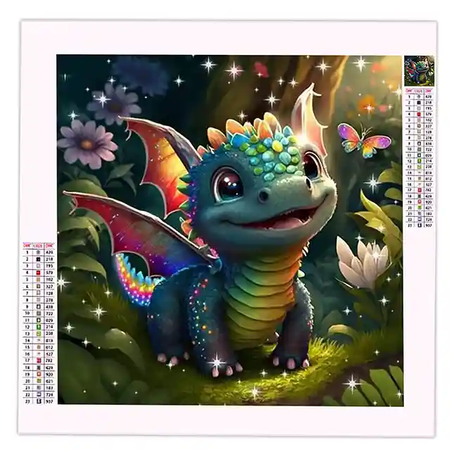 Diamond Painting Dragon Mignon