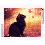 Broderie Diamant Chat Noir - Vignette | Broderie Diamant