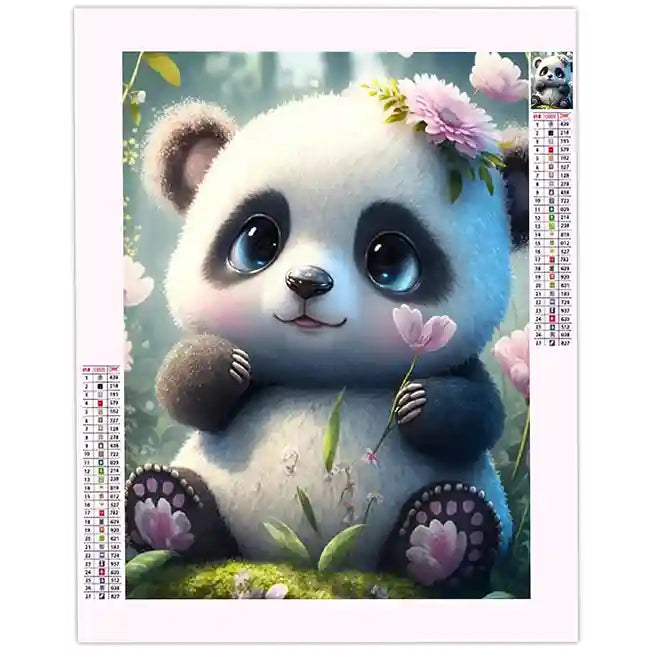 Broderie Diamant Kit Panda Bebe