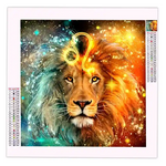 Broderie Diamant Lion Zodiaque - Vignette | Broderie Diamant