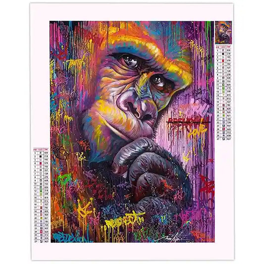 Diamond Painting Gorille