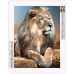 Diamond Painting Afrique Lion - Vignette | Broderie Diamant