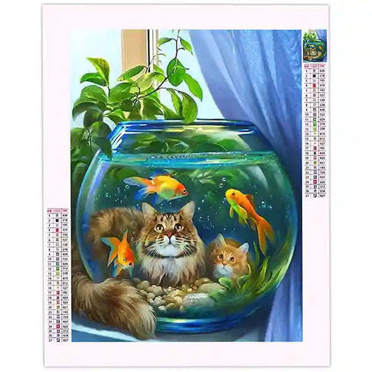 Diamond Painting Aquarium