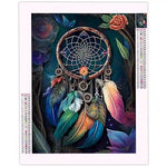 Diamond Painting Attrape Rêve-Plume - Vignette | Broderie Diamant