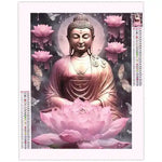 Diamond Painting Bouddha Fleur de Lotus - Vignette | Broderie Diamant