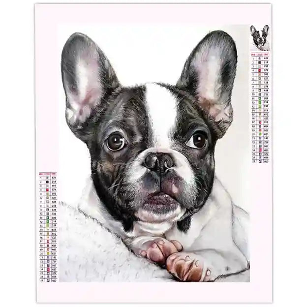 Diamond Painting Bouledogue Français