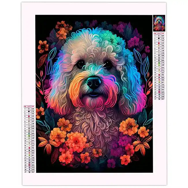 Diamond Painting Caniche