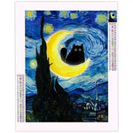 Diamond Painting Chat Marrant - Vignette | Broderie Diamant