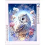 Diamond Painting Chouette Blanche - Vignette | Broderie Diamant