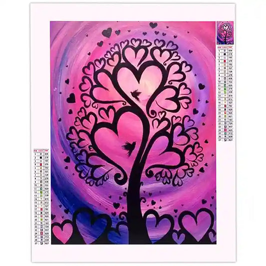 Diamond Painting Cœur Arbre de Vie