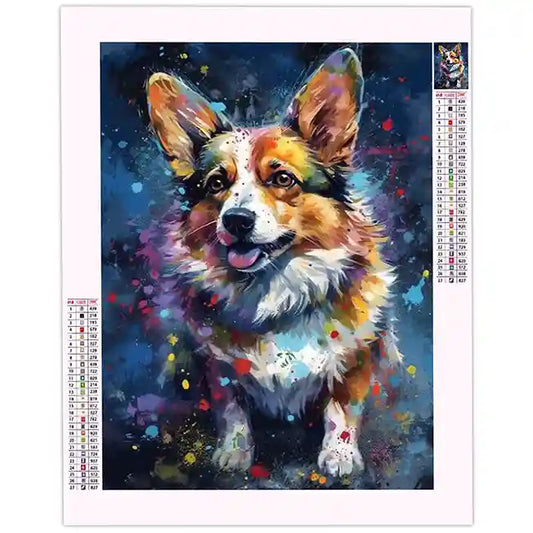 Diamond Painting Corgi