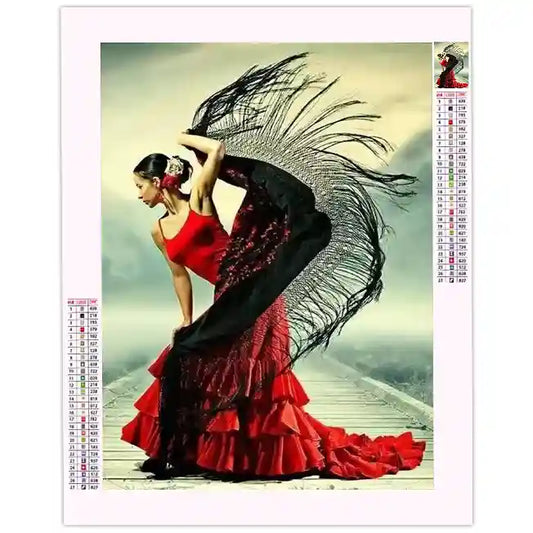 Diamond Painting Danseuse Flamenco