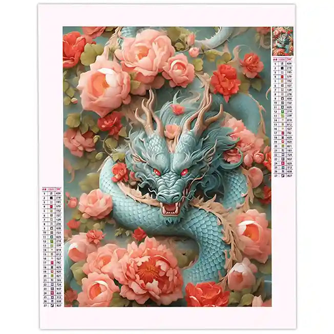 broderie diamant Dragon Japonais