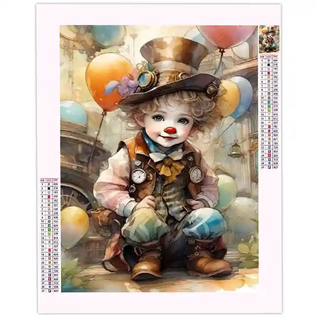 Diamond Painting Enfant Clown