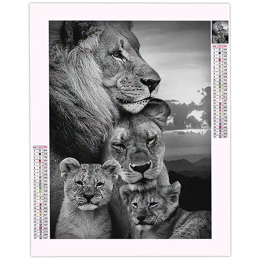 Diamond Painting Famille Lion