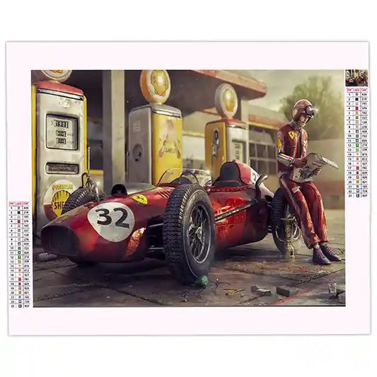 Diamond Painting Ferrari F1