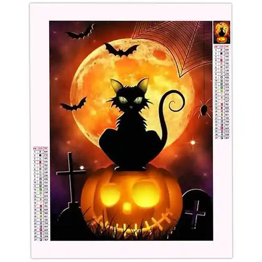 Diamond Painting Halloween Chat