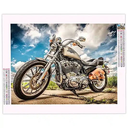 Diamond Painting Moto Harley Davidson