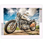 Diamond Painting Moto Harley Davidson - Vignette | Broderie Diamant