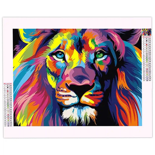 Diamond Painting Lion Multicolore