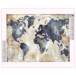 Diamond Painting Mappemonde - Vignette | Broderie Diamant