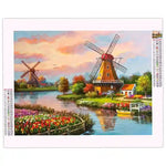 Diamond Painting Moulin à Vent - Vignette | Broderie Diamant