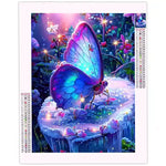 Diamond Painting Papillon Bleu - Vignette | Broderie Diamant