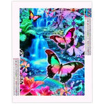 Diamond Painting Papillon Cascade - Vignette | Broderie Diamant