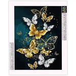 Diamond Painting Papillon Doré - Vignette | Broderie Diamant
