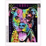 Diamond Painting Pitbull - Vignette | Broderie Diamant