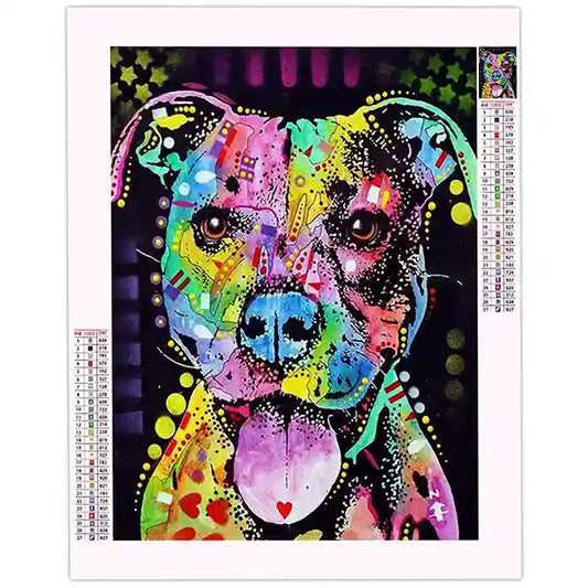 Diamond Painting Pitbull