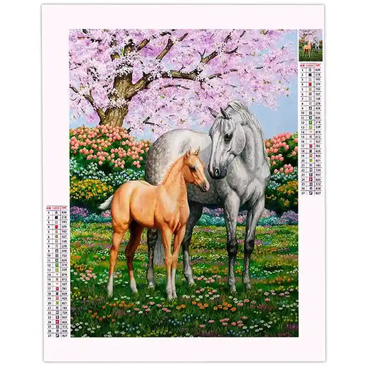 Diamond Painting Poulain et Cheval