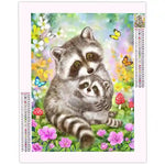 Diamond Painting Raton Laveur - Vignette | Broderie Diamant