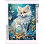 Diamond  Painting Renard Blanc - Vignette | Broderie Diamant