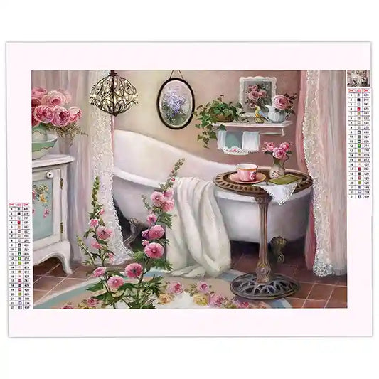 Diamond Painting Salle de Bain