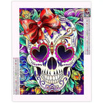 Diamond Painting Tête de Mort Mexicaine - Vignette | Broderie Diamant