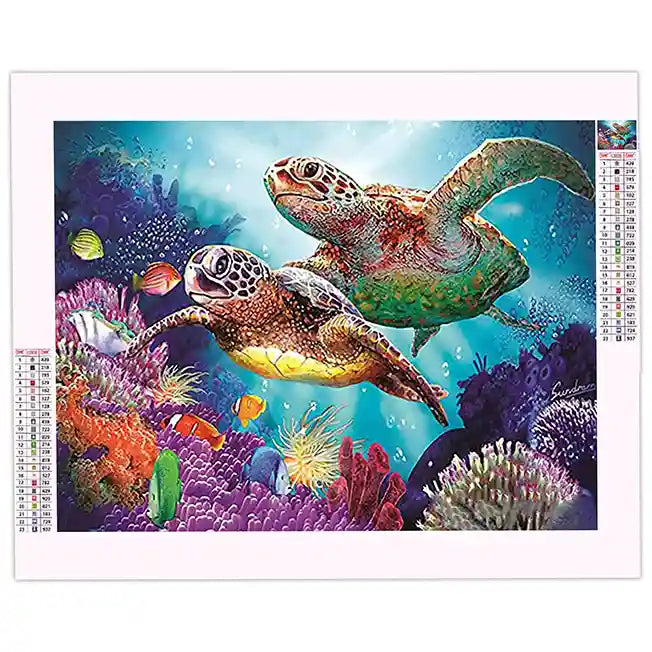 Diamond Painting Tortue