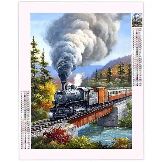 Diamond Painting Train