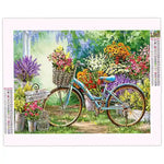 Diamond Painting Vélo et Fleur - Vignette | Broderie Diamant