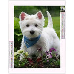 Diamond Painting Westie - Vignette | Broderie Diamant