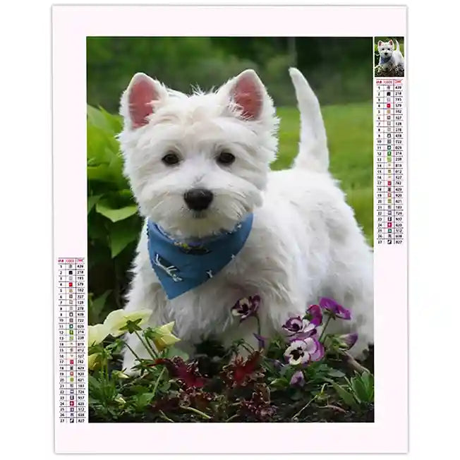 Diamond Painting Westie