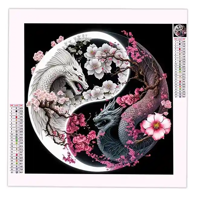 Diamond Painting Yin Yang Dragon