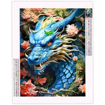 Peinture Diamant Dragon Bleu - Vignette | Broderie Diamant