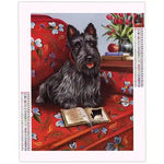 Scottish Terrier Diamond Painting - Vignette | Broderie Diamant